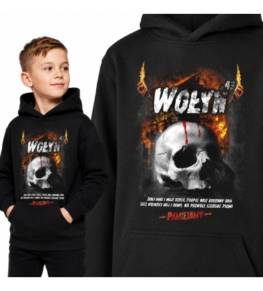 Bluza z kapturem dziecięca Patriotyczna  WOŁYŃ